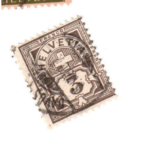 Timbre Oblitéré : Suisse