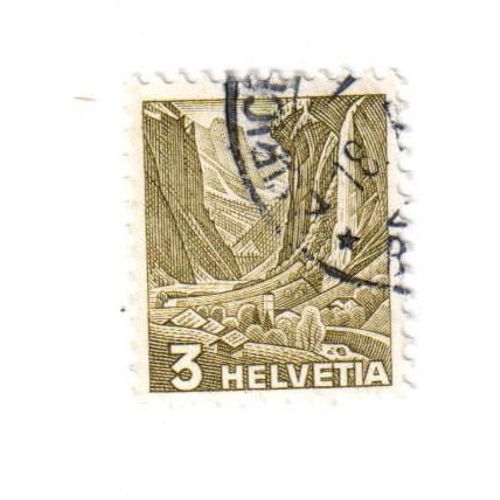 Timbre Oblitéré : Suisse
