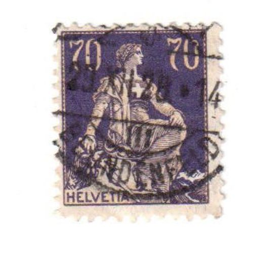 Timbre Oblitéré : Suisse