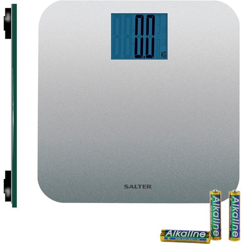 9075 Svgl3R Max Pse Personne Numrique,Balance Personnelle lectronique,Capacit Maximale 250Kg,cran Facile  Lire,Lecture Instantane Prcise,Mesures En Kg Ou St/Lbs,Argent