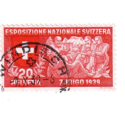 Timbre Oblitéré : Suisse