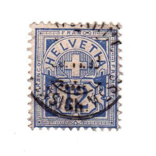 Timbre Oblitéré : Suisse