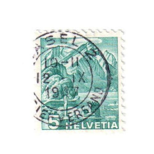 Timbre Oblitéré : Suisse