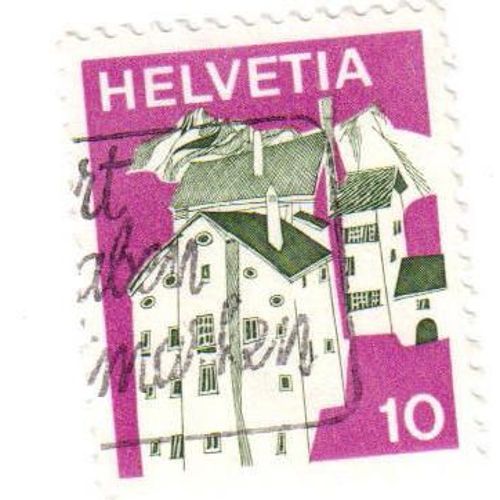 Timbre Oblitéré : Suisse