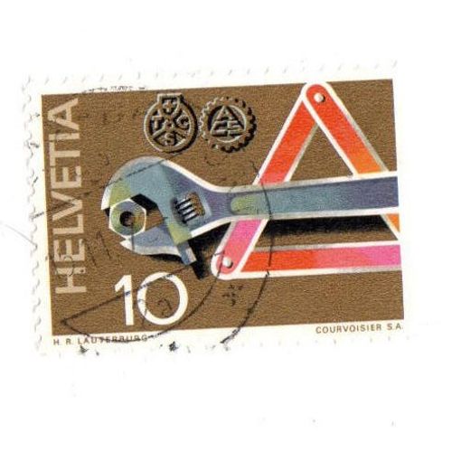 Timbre Oblitéré : Suisse