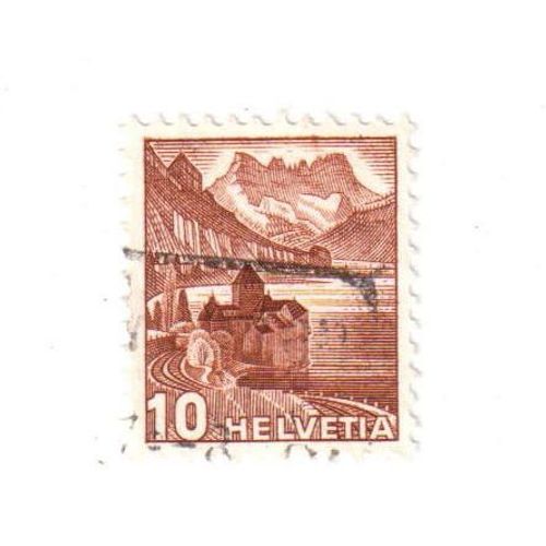 Timbre Oblitéré : Suisse