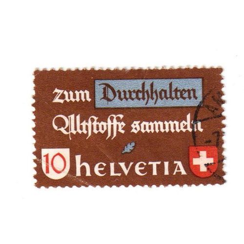 Timbre Oblitéré : Suisse