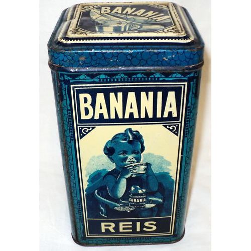 Superbe Et Rare Boite Banania Praha Thèque