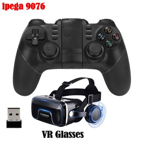 9076 Avec Vr B - Manette De Jeu Bluetooth Pour Iphone, Android, Pc, Playstation 4, 3, Ps4, Ps3, Contrle Nintendo Switch, Contrleur Pubg, Manette De Jeu Mobile