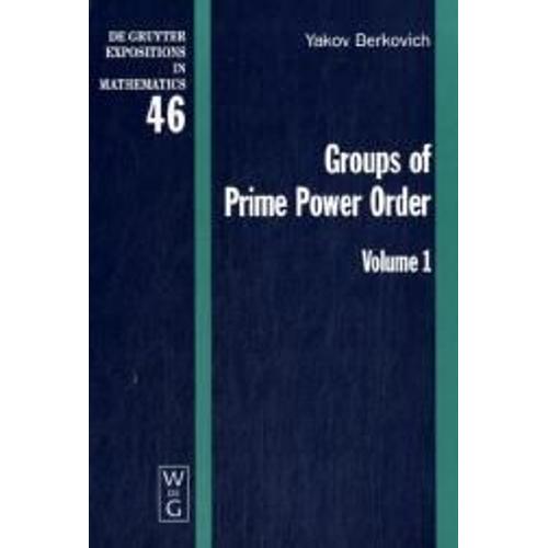 Groups Of Prime Power Order. Volume 1