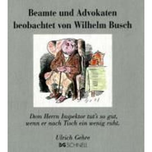 Beamte Und Advokaten Beobachtet Von Wilhelm Busch
