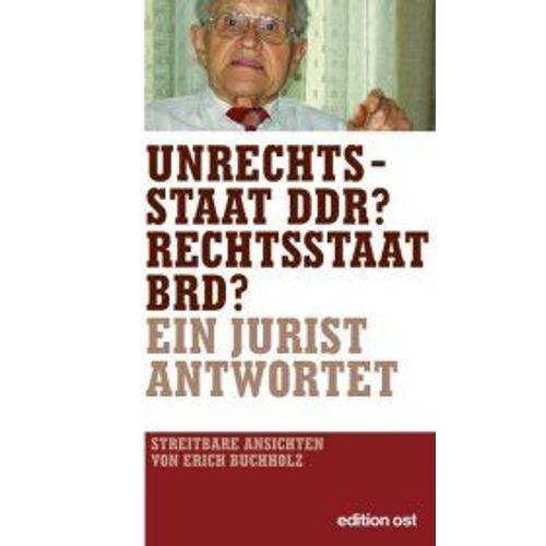 Buchholz, E: Unrechtsstaat Ddr/Rechtsstaat Brd