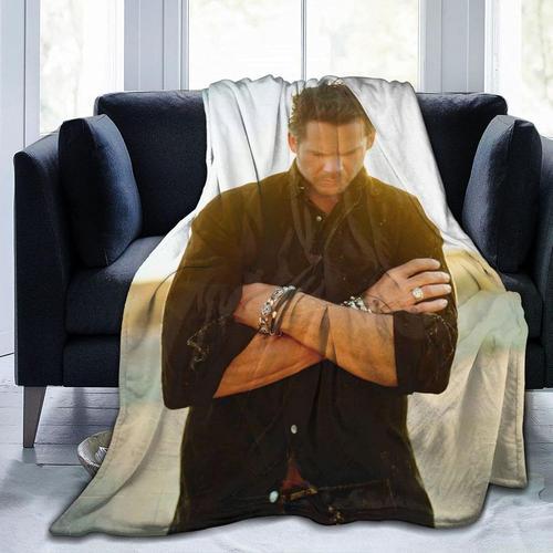 Gary Allan Living Couverture Ultra Douce En Micro Polaire Pour Décoration D'intérieur, Légère Pour Canapé-Lit 127 X 101,6 Cm