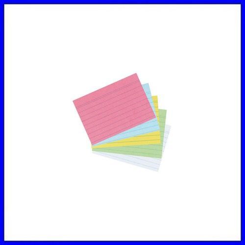 Herlitz Fiches Bristol, Format A6, Lign¿, Jaune, 170 G/M2