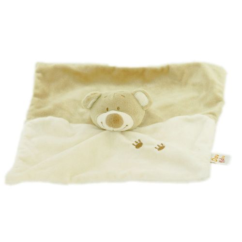 Sos Doudou Ours Plat Beige Crème Empreintes Dou Kidou (Doukidou) Jogystar