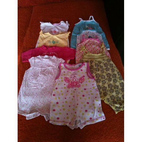 Lot Vetements De Bebe Fille 3 Mois