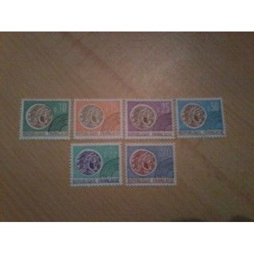 Timbre N°123,124,126,128,125,129.Préoblitérée Et Sans Gomme.