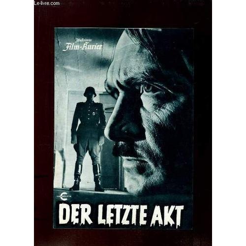 Une Brochure De Presse Du Film  Der Letzte Akt  Avec Albin Skoda, Oskar Werner, Erik Frey, Herbert Herbe ...