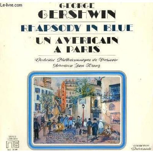 Disque Vinyle 33t Rhapsody In Blue, Uhn Americain A Paris