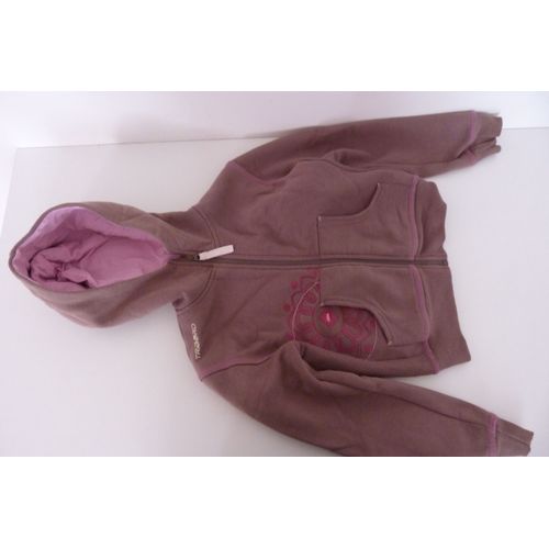 Gilet Décathlon  À Capuche Violet 8 Ans