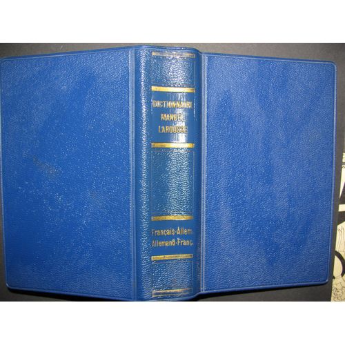 Dictionnaire Manuel Français-Allemand  Allemand-Français