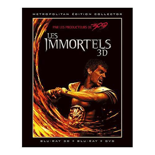 Les Immortels - Combo Blu-Ray 3d + 2d + Dvd - Édition Collector Boîtier Steelbook