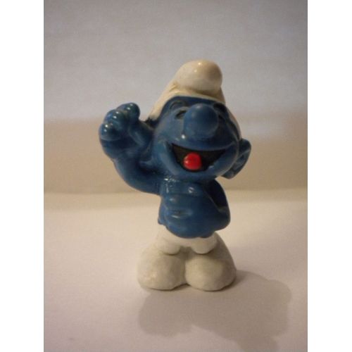 Schtroumpf Qui Rigole Ancien Modèle . Smurf  Schtroumpfs.