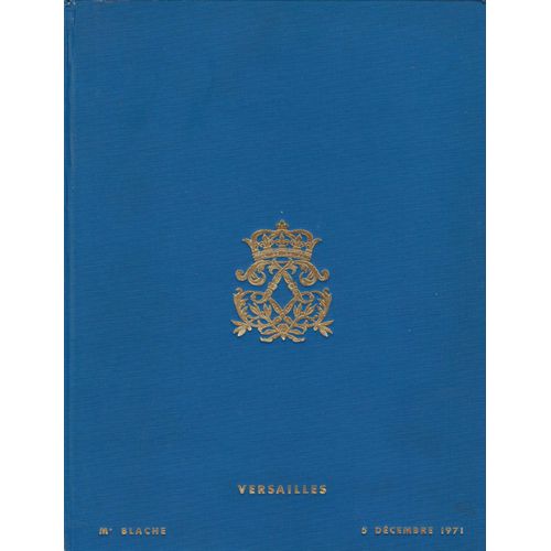 Catalogue De Vente Aux Enchère Du 5 Décembre 1971 À Versaille Par Me Blache