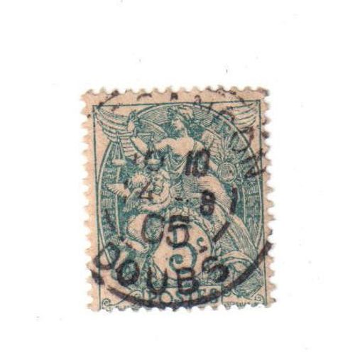 Timbre Français Oblitéré : Type Blanc - 5 -