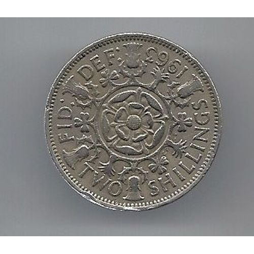 2 Shillings 1963 Cu-Ni Elisabeth2
