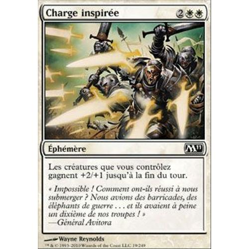 Charge Inspirée ( Inspired Charge ) - Magic Mtg - M11 Vf Mint 19 - C