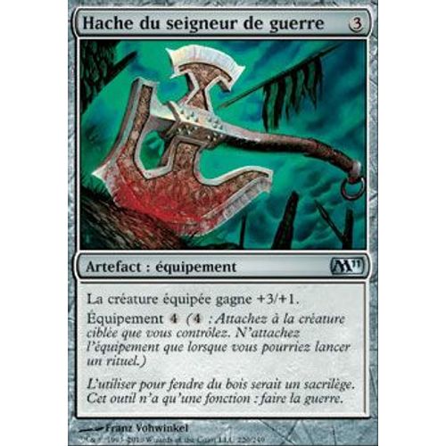 Hache Du Seigneur De Guerre ( Warlord's Axe ) - Magic Mtg - M11 Vf Mint 220 - U