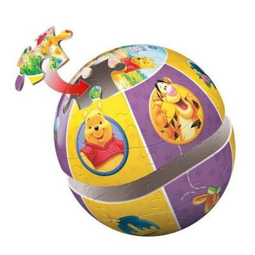 Puzzle Ball 24 Pièces - Winnie L'ourson : Winnie Et Ses Amis