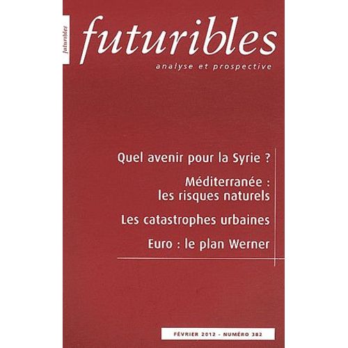 Futuribles N° 382, Février 2012