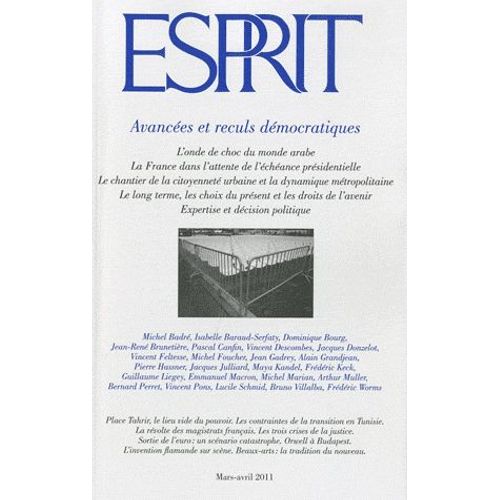 Esprit N° 373, Mars-Avril 2 - Avancées Et Reculs Democratiques