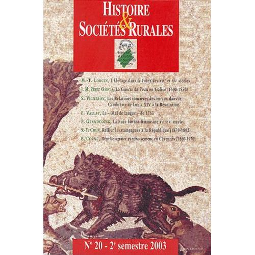 Histoire & Sociétés Rurales N° 20 - 2e Semestre