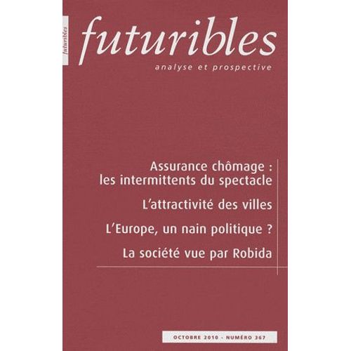 Futuribles N° 367, Octobre 2010