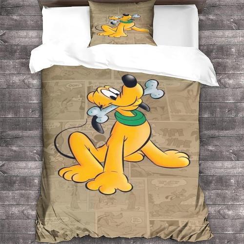 Mickey Mouse Housse De Couette Costume Trois Pi¿¿Ces Et Ensemble De Couette Donald Housse De Couette D Dessin Disney Simple£¿Xcm£© 200 * 200 Cm