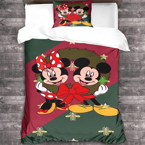 Mickey Mouse Housse De Couette Costume Trois Pi¿¿Ces Et Ensemble De Couette Donald Housse De Couette D Dessin Disney Simple£¿Xcm£© 200 * 200 Cm