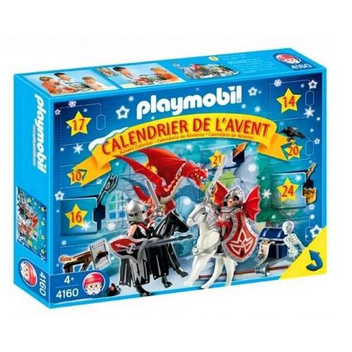 Playmobil Christmas 4160 - Calendrier De L'avent Chevaliers Des Dragons