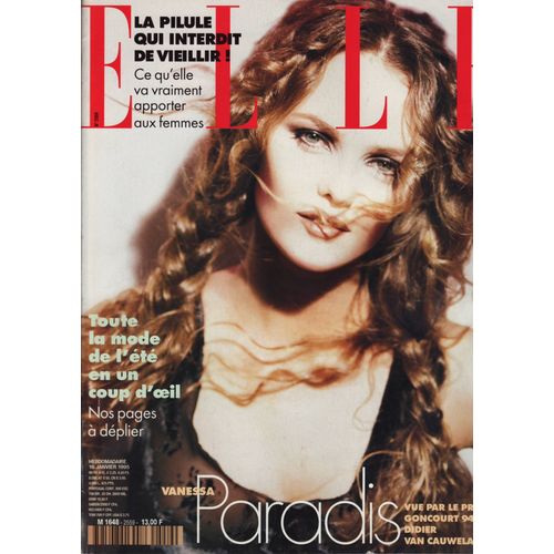Elle / 16-01-1995 N°2559 : Vanessa Paradis By Dominique Issermann (8p)