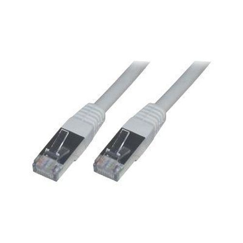 MCL Samar Eco - Cordon de raccordement - RJ-45 (M) pour RJ-45 (M) - 5 m - paire torsadée écrantée (F/UTP) - CAT 5e - moulé, bloqué - gris