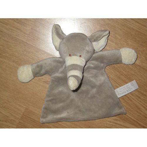 Doudou Elephant Charly Et Cie Compagnie Elefant Gris Tiamo Ti Amo