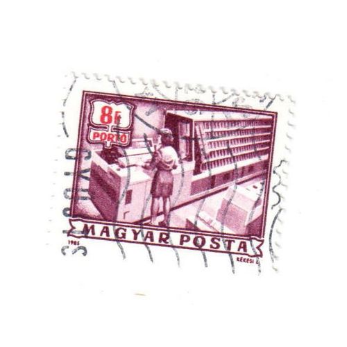 Timbre Oblitéré : Hongrie