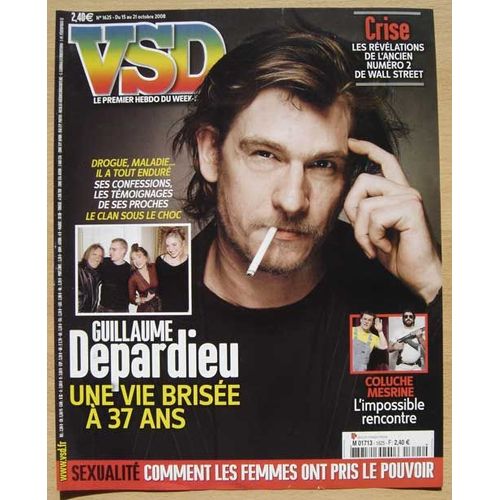 Vsd N°1625, Coupure De Presse, Guillaume Depardieu