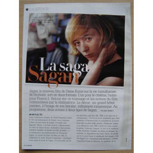 Glamour N°51, Coupure De Presse, Sylvie Testud, Film - Sagan -