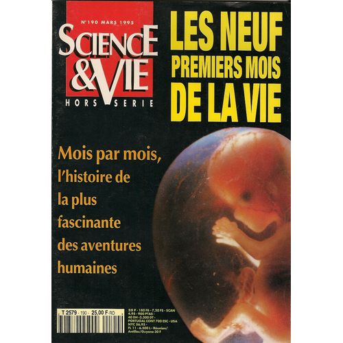 Science & Vie Hors-Série 190 Les Neufs Premiers Mois De La Vie
