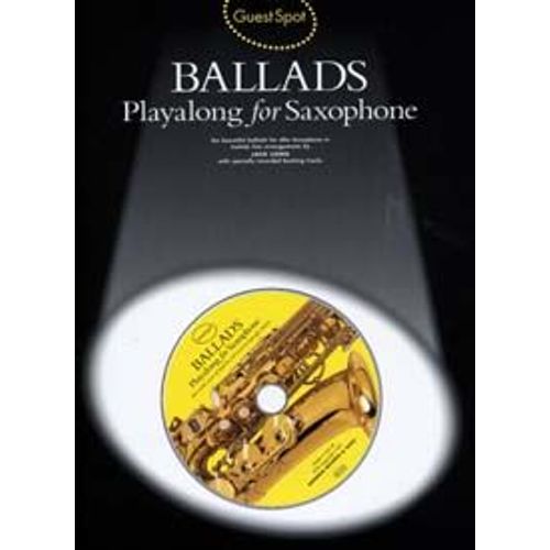 Guest Spot Saxophone Ballads + Cd