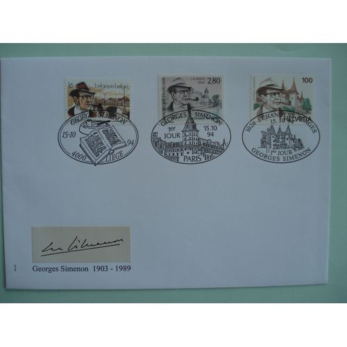 Emission Commune Simenon France Belgique Suisse 1994