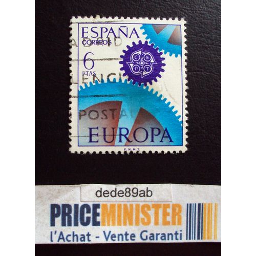 Espagne..6 Ptas Espana Correos..Europa. Oblitéré.